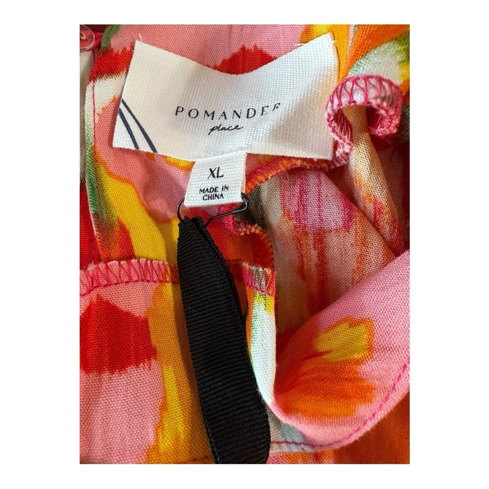 Tuckernuck Pomander Place Magnolia Watercolor Carlotta Blouse. NWT - Picture 7 of 8